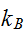 $k_{B}$