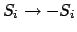 $S_i\rightarrow -S_i$