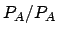 $P_A/P_A$