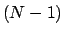 $(N-1)$