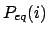 $P_{eq}(i)$